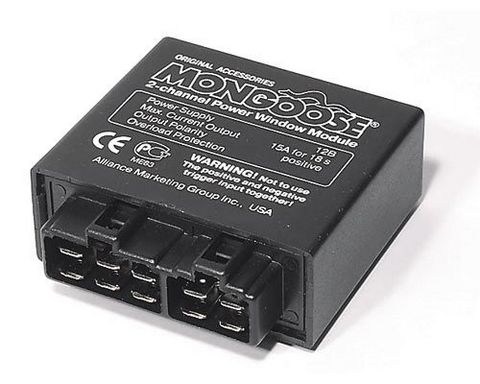 mongoose 2 channel power window module схема подключения